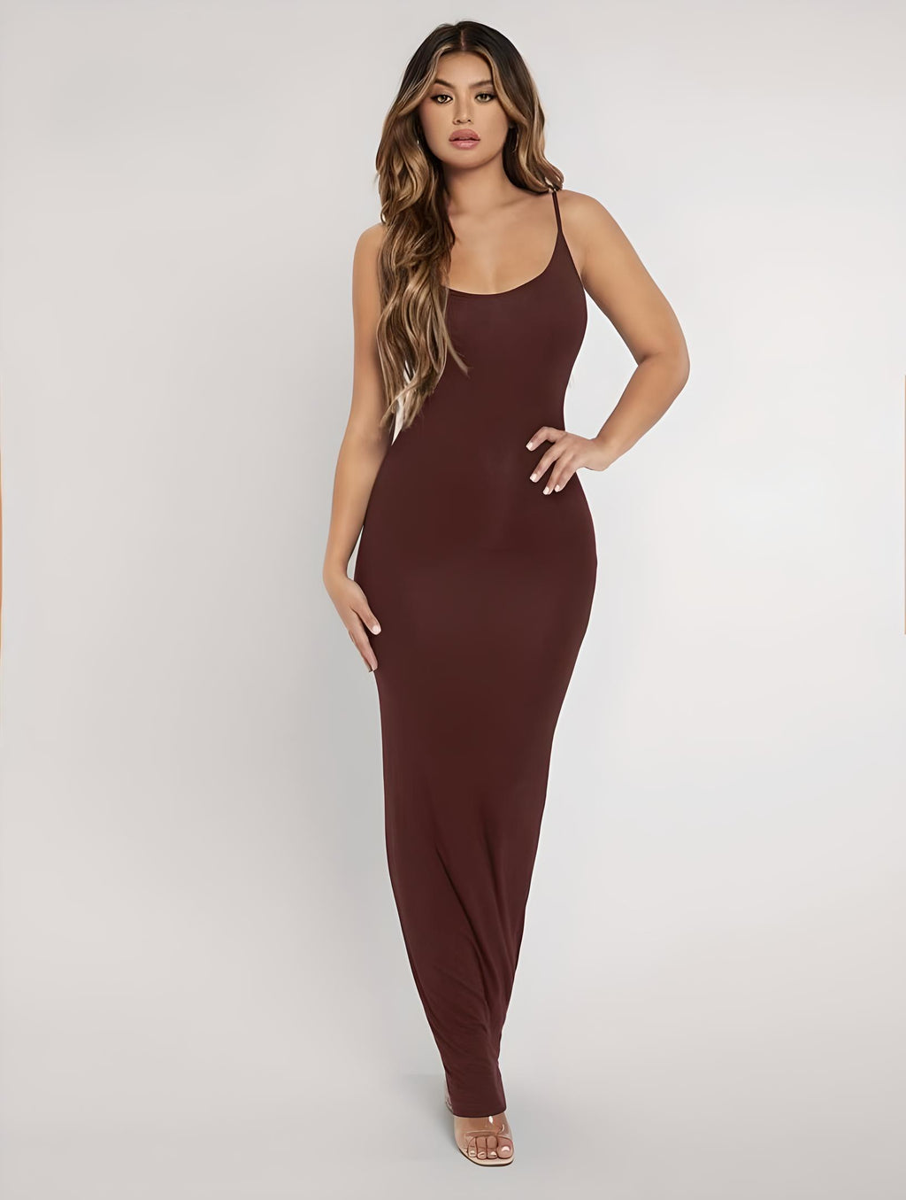Sofia Sculpting Maxi Dress with Built-in Shapewear