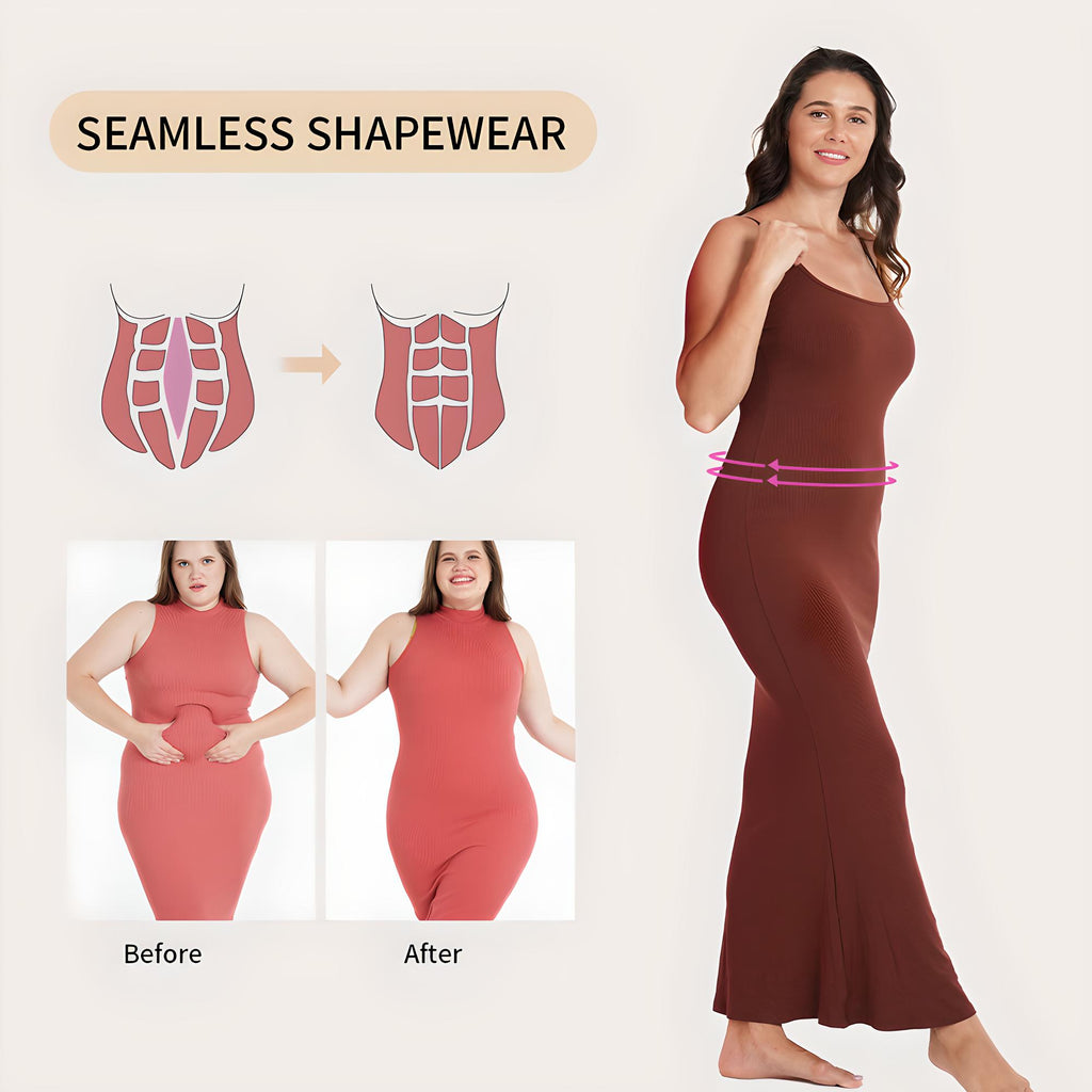 Sofia Sculpting Maxi Dress with Built-in Shapewear
