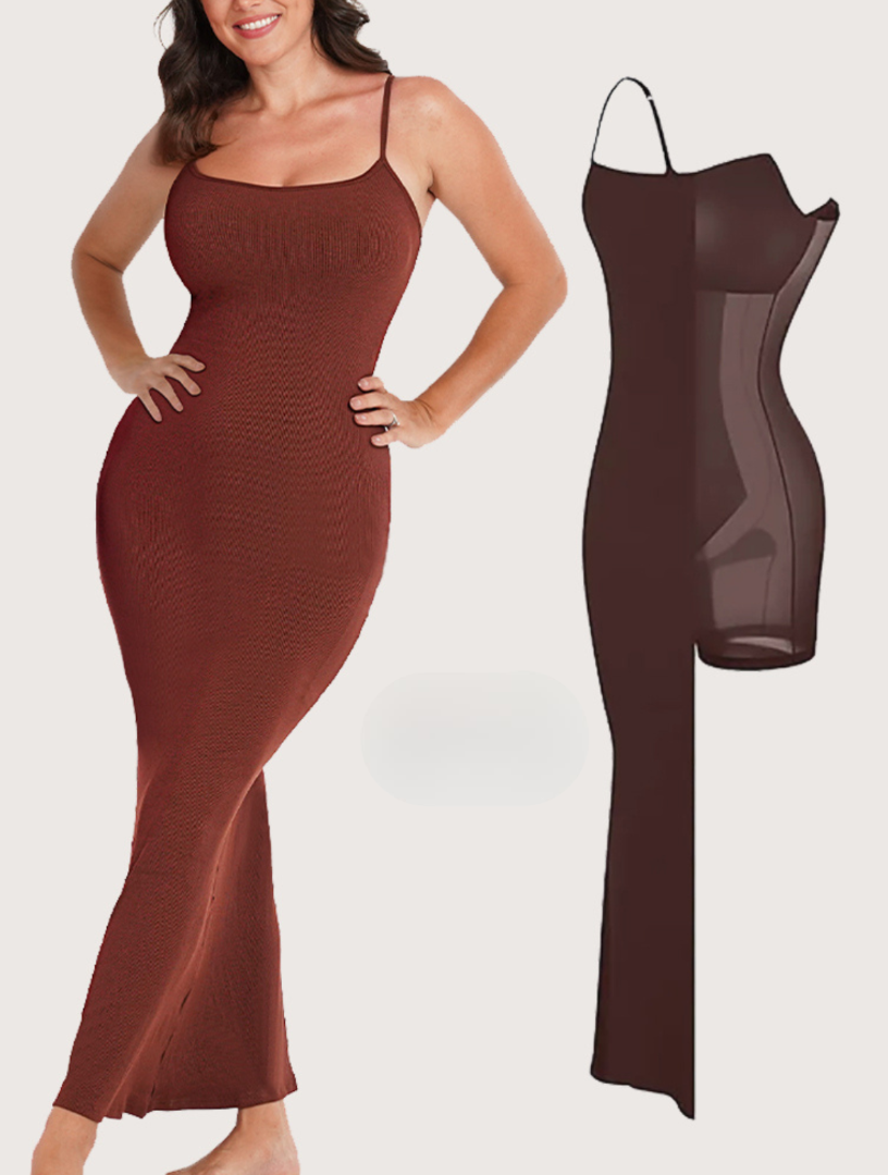 Sofia Sculpting Maxi Dress with Built-in Shapewear