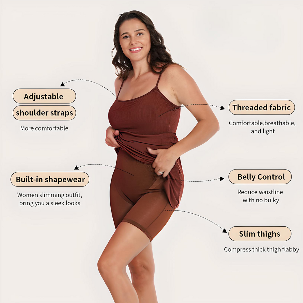 Sofia Sculpting Maxi Dress with Built-in Shapewear